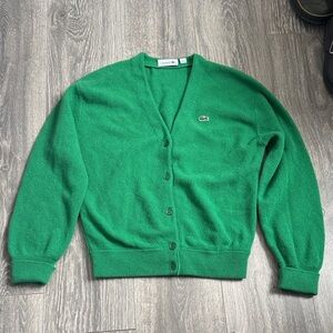Lacoste Vibrant Green Women's Cardigan